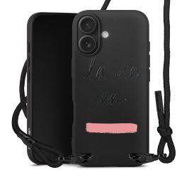 Carry Case Black Line Fabric black/matt black