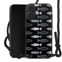 Carry Case Black Line Fabric black/matt black