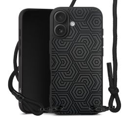 Carry Case Black Line Fabric black/matt black