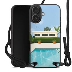 Carry Case Black Line Fabric black/matt black