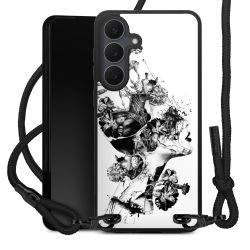 Carry Case Black Line Fabric black/matt black