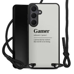 Carry Case Black Line Fabric black/matt black