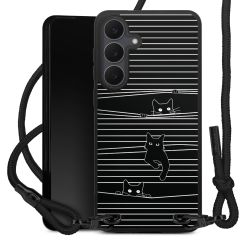 Carry Case Black Line Fabric black/matt black