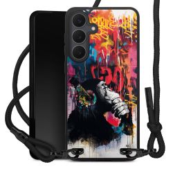 Carry Case Black Line Fabric black/matt black