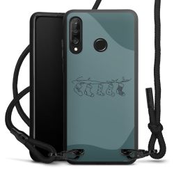 Carry Case Black Line Fabric black/matt black