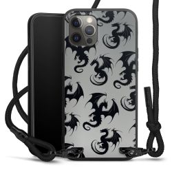 Carry Case Black Line Fabric black/matt black