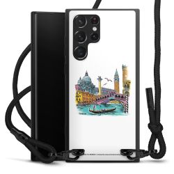 Carry Case Black Line Fabric black/matt black