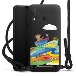 Carry Case Black Line Fabric black/matt black