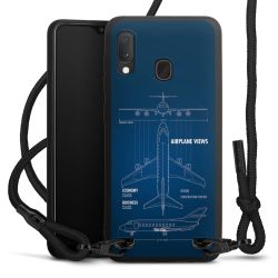 Carry Case Black Line Fabric black/matt black