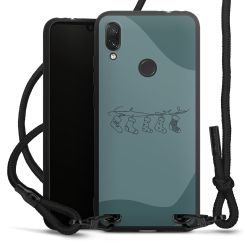 Carry Case Black Line Fabric black/matt black