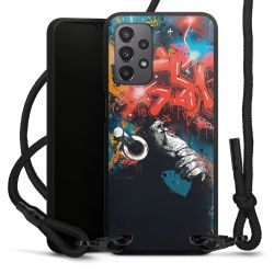 Carry Case Black Line Fabric black/matt black