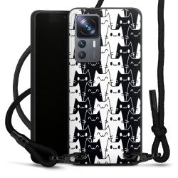 Carry Case Black Line Fabric black/matt black