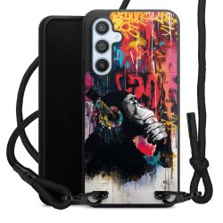 Carry Case Black Line Fabric black/matt black