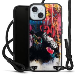 Carry Case Black Line Fabric black/matt black