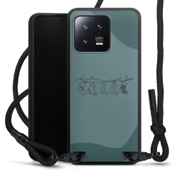 Carry Case Black Line Fabric black/matt black