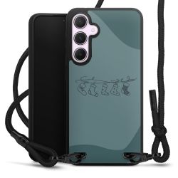 Carry Case Black Line Fabric black/matt black