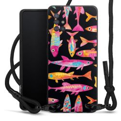 Carry Case Black Line Fabric black/matt black