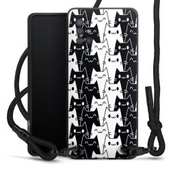 Carry Case Black Line Fabric black/matt black