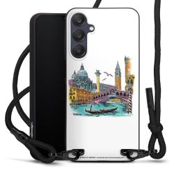 Carry Case Black Line Fabric black/matt black