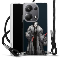 New Carry Case Transparent Stoff schwarz/silber