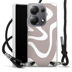 New Carry Case Transparent Stoff schwarz/silber