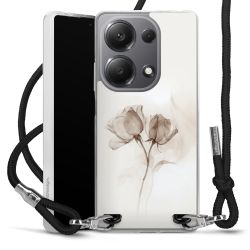 New Carry Case Transparent Stoff schwarz/silber