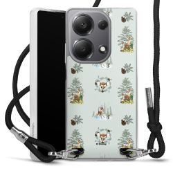 New Carry Case Transparent Stoff schwarz/silber