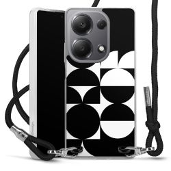 New Carry Case Transparent Stoff schwarz/silber