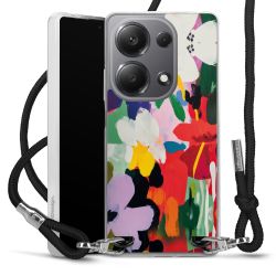 New Carry Case Transparent Stoff schwarz/silber