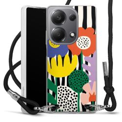 New Carry Case Transparent Stoff schwarz/silber