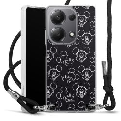 New Carry Case Transparent Stoff schwarz/silber