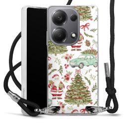 New Carry Case Transparent Stoff schwarz/silber