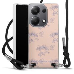 New Carry Case Transparent Stoff schwarz/silber