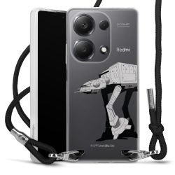 New Carry Case Transparent Stoff schwarz/silber