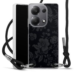 New Carry Case Transparent Stoff schwarz/silber