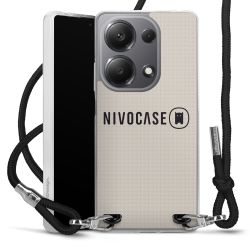 New Carry Case Transparent Stoff schwarz/silber