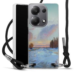 New Carry Case Transparent Stoff schwarz/silber