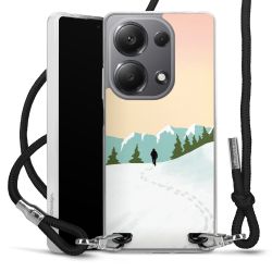 New Carry Case Transparent Stoff schwarz/silber