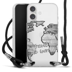 Carry Case Transparent Fabric black/silver