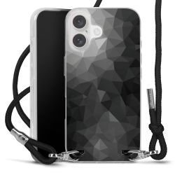 Carry Case Transparent Fabric black/silver