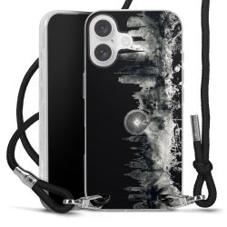 Carry Case Transparent Fabric black/silver