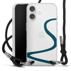 New Carry Case Transparent Stoff schwarz/silber