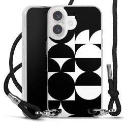 New Carry Case Transparent Stoff schwarz/silber