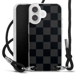 New Carry Case Transparent Stoff schwarz/silber