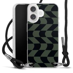 New Carry Case Transparent Stoff schwarz/silber