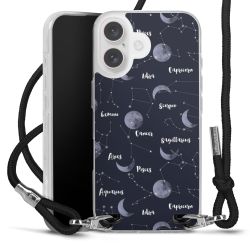 New Carry Case Transparent Stoff schwarz/silber