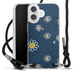 New Carry Case Transparent Stoff schwarz/silber