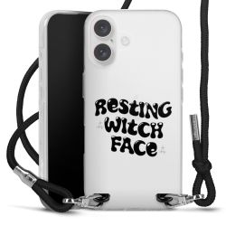 New Carry Case Transparent Stoff schwarz/silber