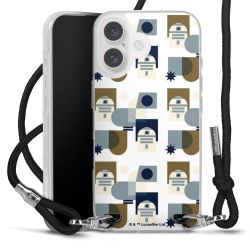 New Carry Case Transparent Stoff schwarz/silber