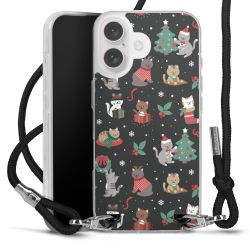 New Carry Case Transparent Stoff schwarz/silber